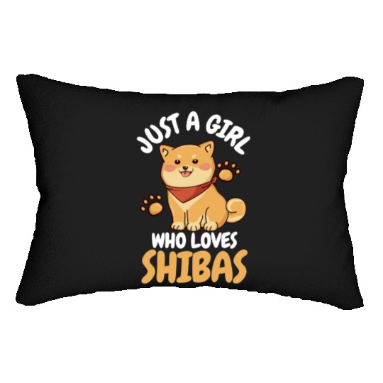 Shiba Inu Dog Lover Kawaii Lumbar Pillows