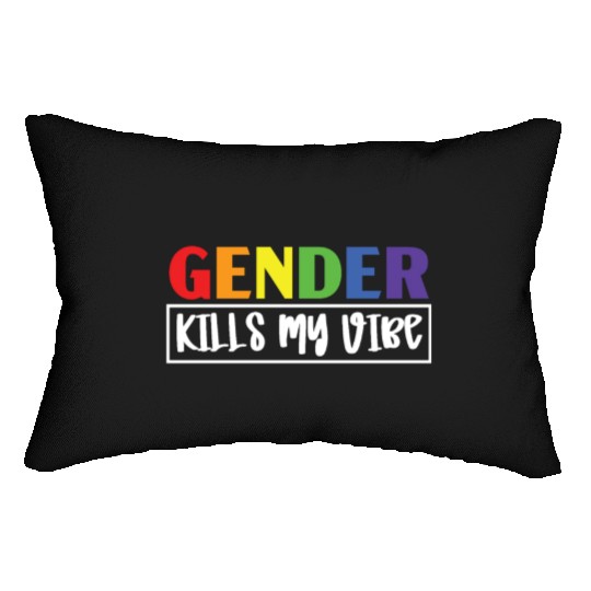 Gay Rights Rainbow Pride LGBTQ Gay Pride Parade Lumbar Pillows