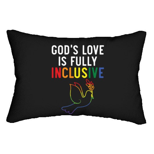 Gay Rights Rainbow Pride LGBTQ Gay Pride Parade Lumbar Pillows