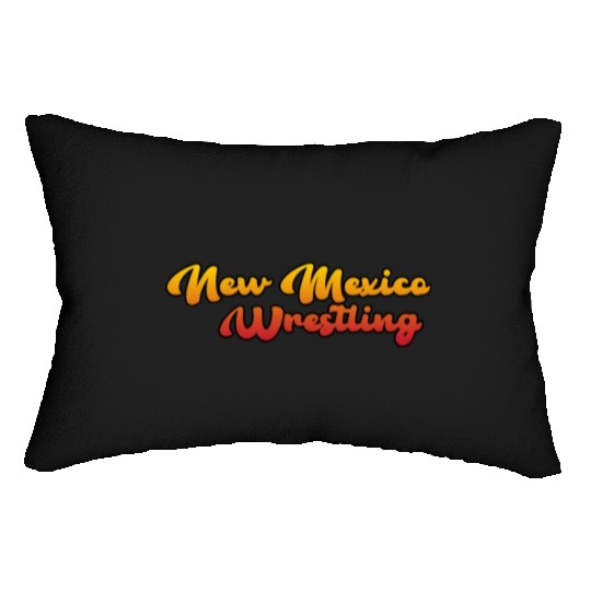 New Mexico Wrestling Lumbar Pillows