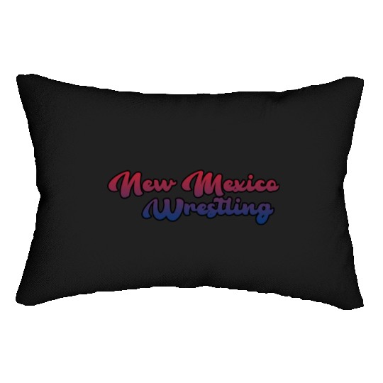 New Mexico Wrestling Lumbar Pillows
