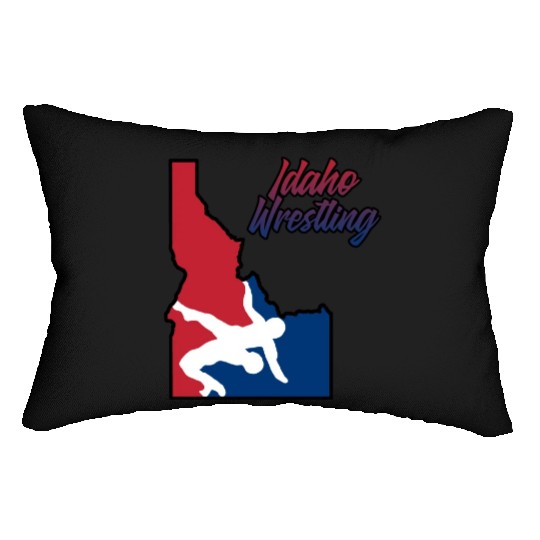 Idaho Wrestling (USA Colors) Lumbar Pillows