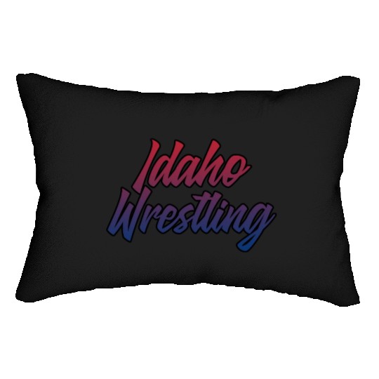 Idaho Wrestling (USA Colors) Lumbar Pillows