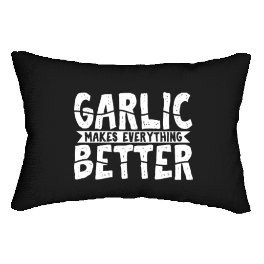 Garlic Garlic Lover Cooking Lumbar Pillows