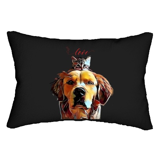 Furry Friends Forever Lumbar Pillows