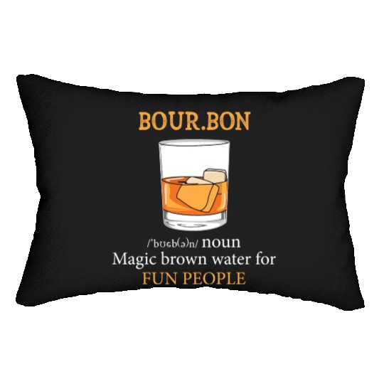 Bourbon Definition Fun People Lumbar Pillows