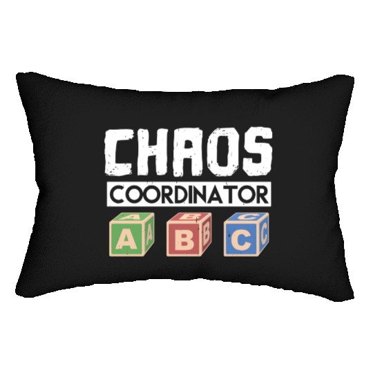 Chaos Coordinator Teacher Lumbar Pillows