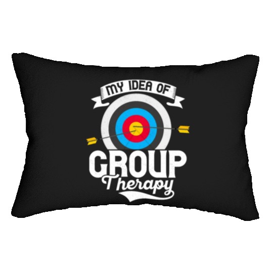 My Idea Of Group Therapy Bow & Arrows Target Arche Lumbar Pillows