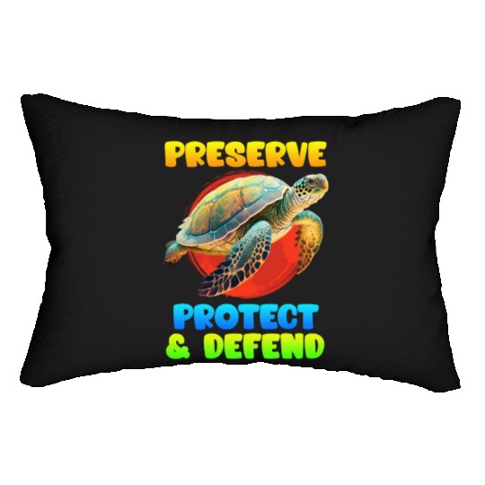 Save Nature protected species Environment Lumbar Pillows