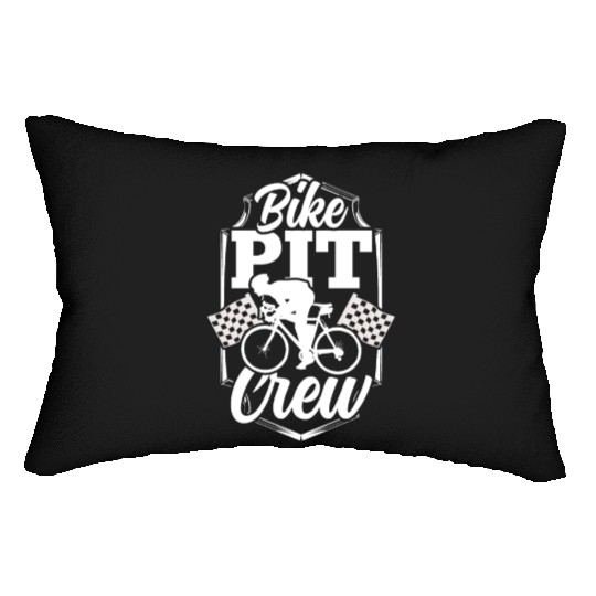 Bike Pit Crew Bicycle Bike Race Cycling Racing Lumbar Pillows