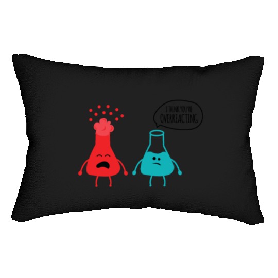 Novelty Geek Chemical Reactions Pun Gift You're Lumbar Pillows