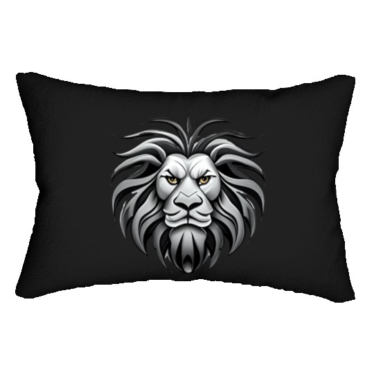 Angry Lion Lumbar Pillows