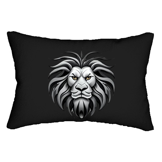Angry Lion Lumbar Pillows