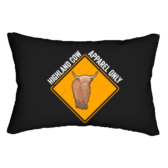 Highland Cow Apparel Only Lumbar Pillows