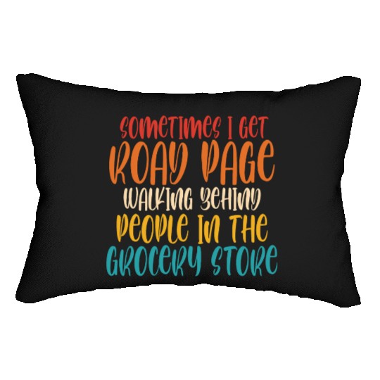 Sometimes I Get Road Page Walking Behind People Lumbar Pillows