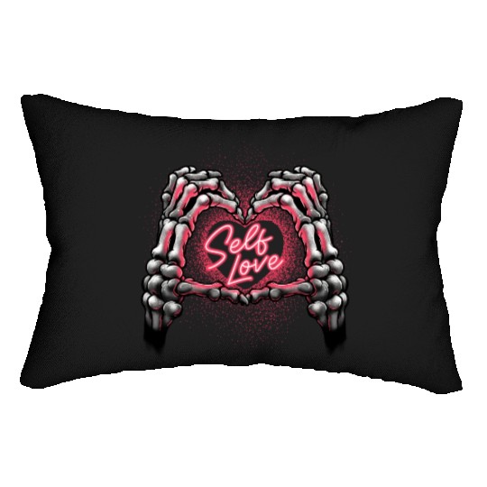 Self Love Bones Heart Lumbar Pillows