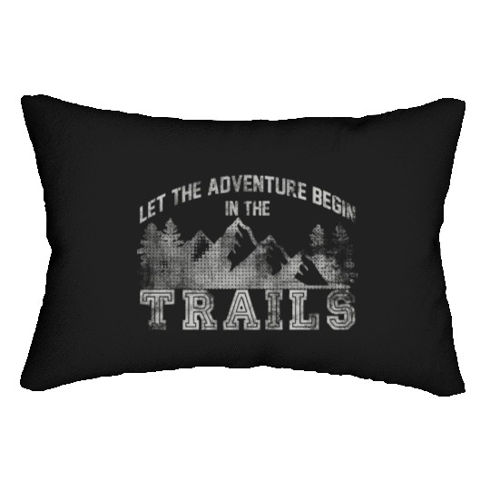 Let The Adventure Begin Trail Running Marathon And Lumbar Pillows