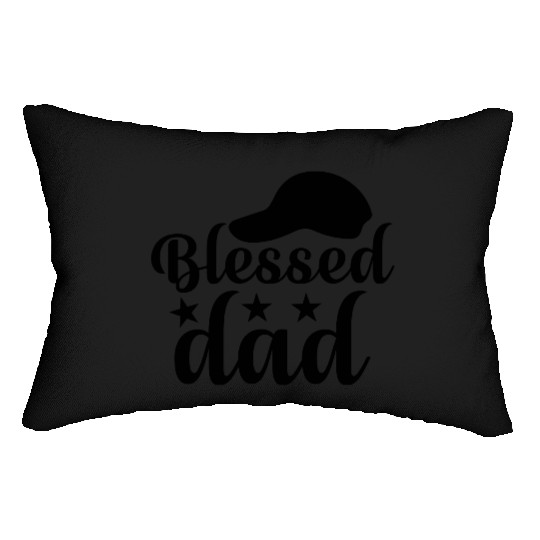 Blessed dad 2 01 Lumbar Pillows