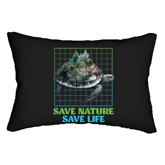 Save Nature protected species Environment Lumbar Pillows