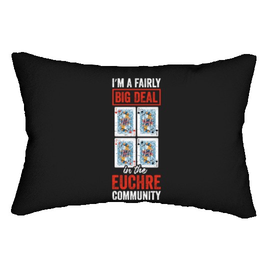 Euchre Community Card Game Player Poker Euchre Lumbar Pillows