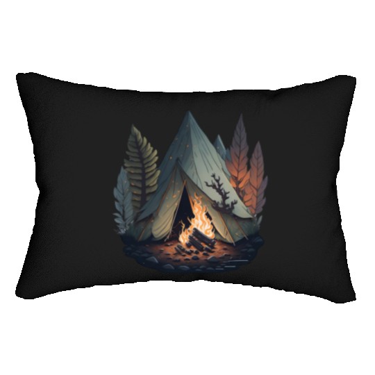 Camp Fire Lumbar Pillows