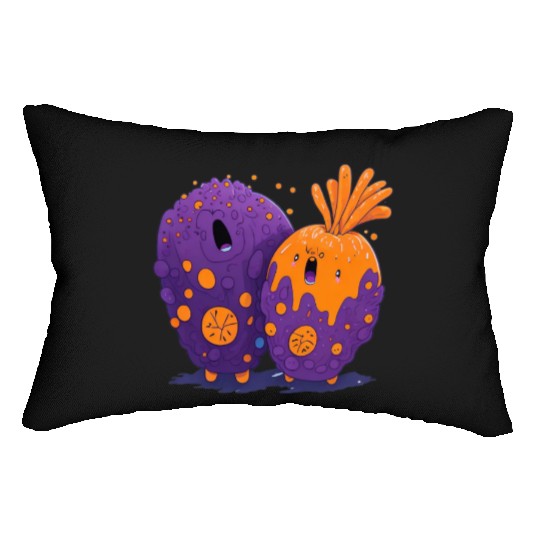 crazy carrot Lumbar Pillows