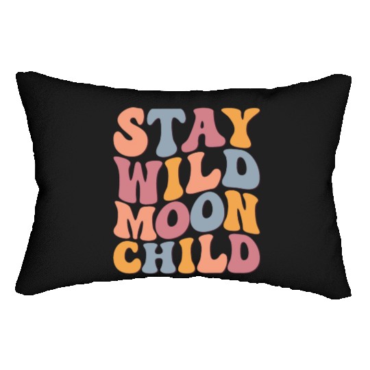 Stay Wild Moon Child Lumbar Pillows