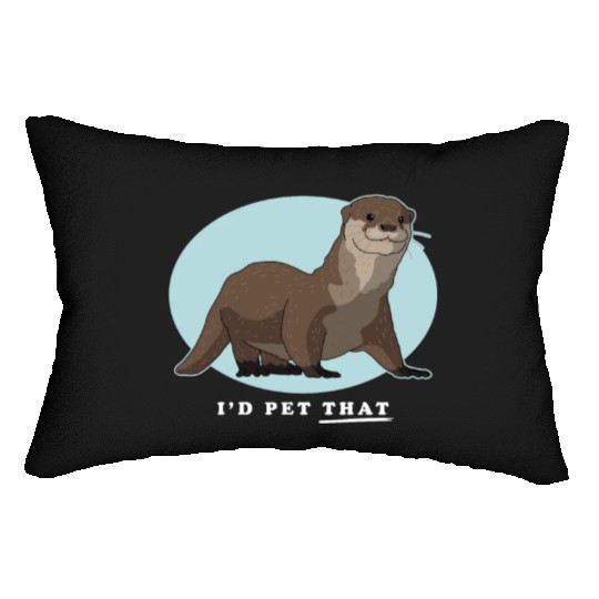 Otters Lover Pet That Otter Lumbar Pillows