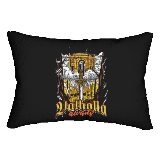 Valhalla awaits - Viking Lumbar Pillows