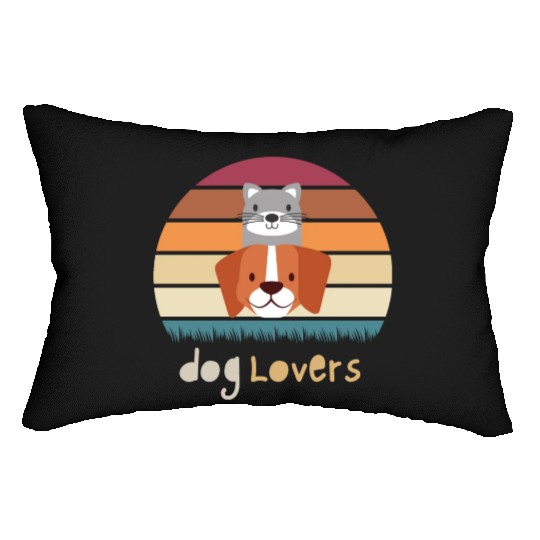Dog Lovers Cute Gifts For Animal Lovers Lumbar Pillows