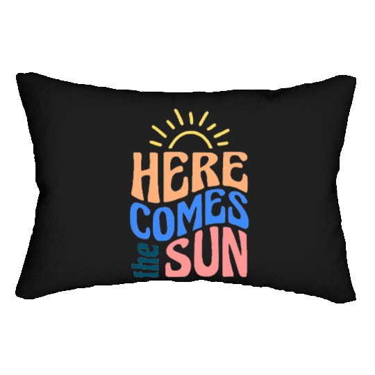Here comes the sun Lumbar Pillows