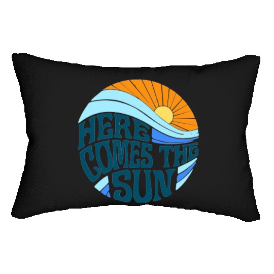 Here comes the sun Lumbar Pillows