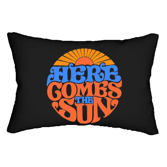 Here comes the sun Lumbar Pillows