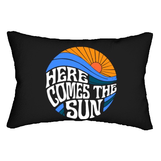 Here comes the sun Lumbar Pillows