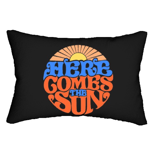 Here comes the sun Lumbar Pillows