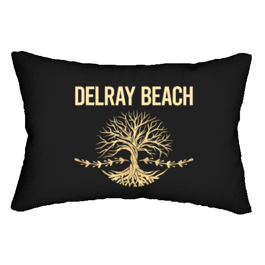 Nature Tree Of Life Delray Beach girl Lumbar Pillows