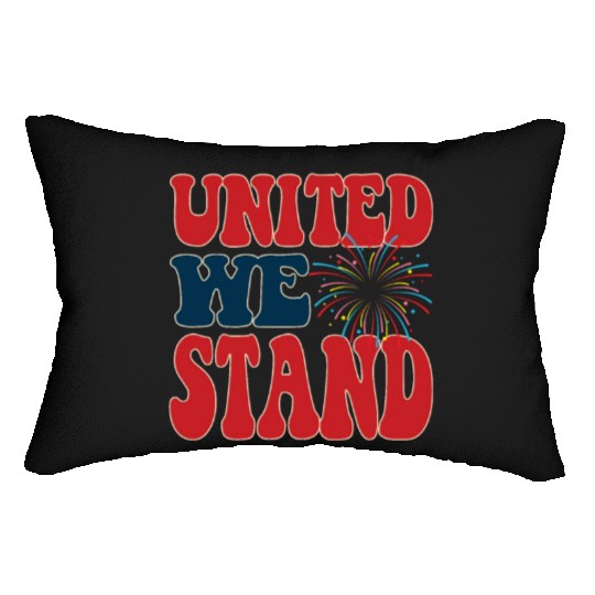 United We Stand DS - USA Independence 4th of July Lumbar Pillows