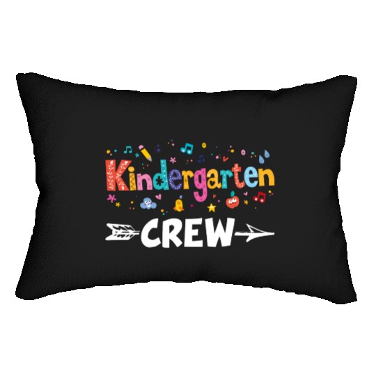 Kindergarten Crew Teacher Team Kinder squad Lumbar Pillows