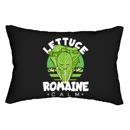Lettuce Romaine Calm Mindfulness Vegan Yoga Lover Lumbar Pillows