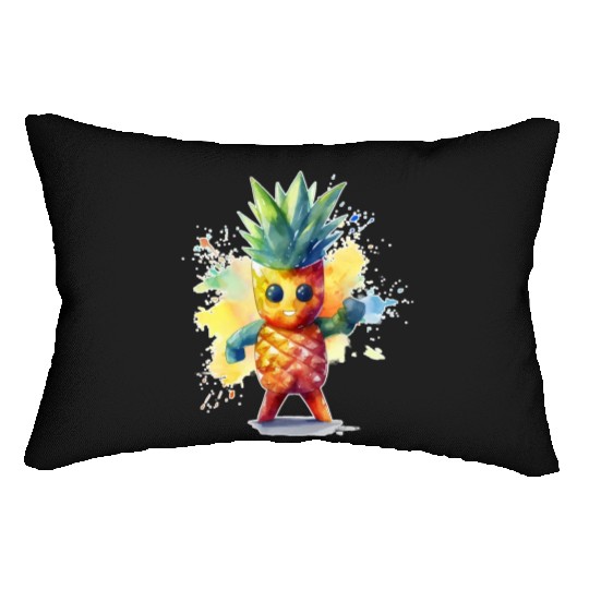 Pineapple Hero Lumbar Pillows