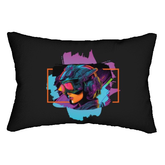 cyberpunk IV Lumbar Pillows