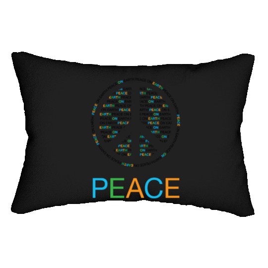 Peace On Earth Lumbar Pillows