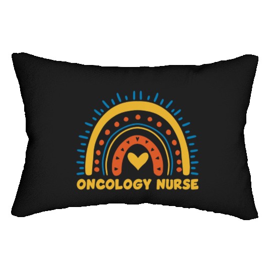 Great Oncology Nurse Rainbow RN Nurses Team Lumbar Pillows