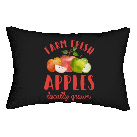 Apple Picking Farm Fresh Apples Farmer For Kids Lumbar Pillows