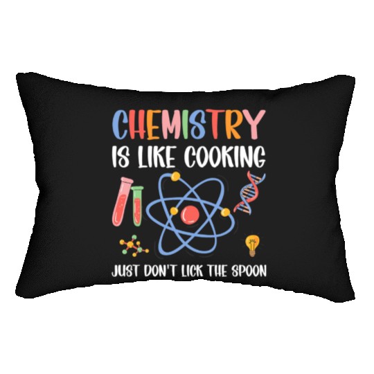 Funny Chemist Gifts Chemistry Is Like Cooking Lumbar Pillows