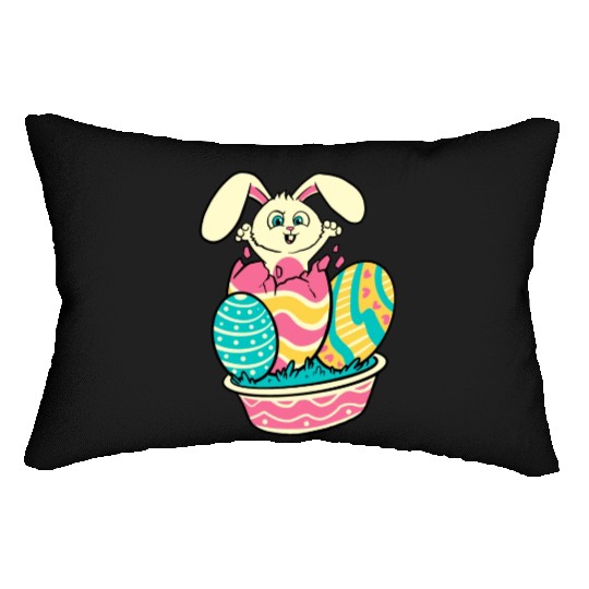 Surprise Bunny Lumbar Pillows