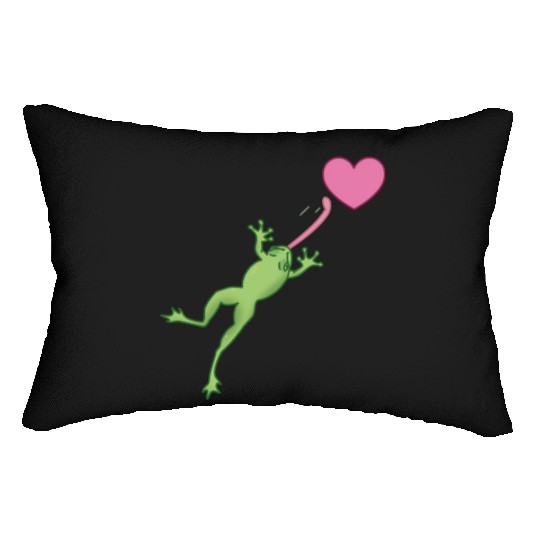 Frog Love Lumbar Pillows