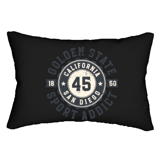 California Golden State San Diego Sport Addict Lumbar Pillows