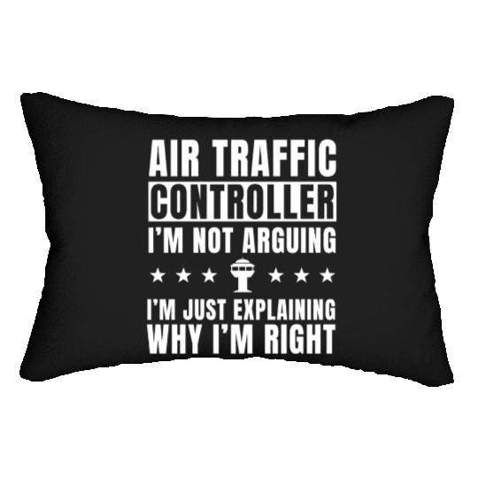 Funny Air Traffic Controller Saying Lumbar Pillows