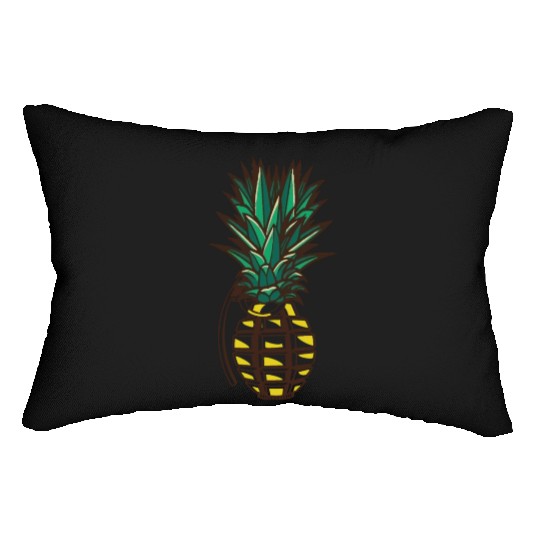 Pineapple Grenade Lumbar Pillows